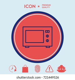Microwave Oven linear icon