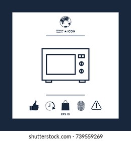 Microwave Oven linear icon