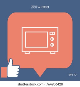 Microwave Oven linear icon