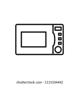 microwave oven vector icon