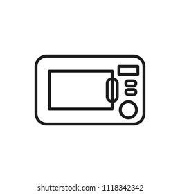microwave oven vector icon