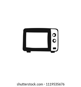 Microwave oven vector icon