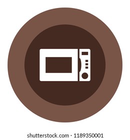 microwave oven vector icon