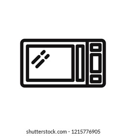 Microwave oven vector icon