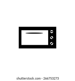 Microwave oven vector icon