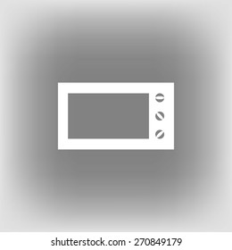 Microwave oven vector icon