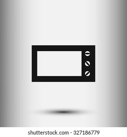 Microwave oven vector icon