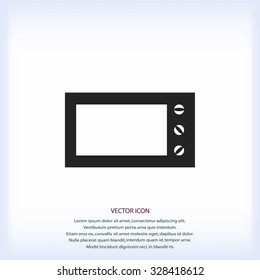 Microwave oven vector icon