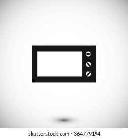 Microwave oven vector icon