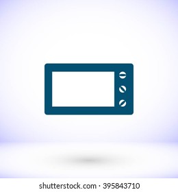 Microwave oven vector icon