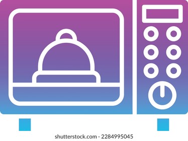 Microwave Oven vector icon. Can be used for printing, mobile and web applications.