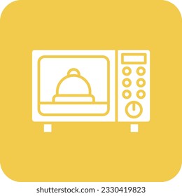 Microwave Oven vector icon. Can be used for printing, mobile and web applications.