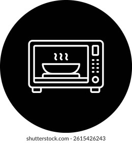 Microwave Oven vector icon. Can be used for printing, mobile and web applications.
