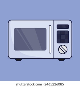 Icono de horno de microondas. Icono de Vector de horno de microondas. Ilustración de horno de horno de cocina ilustración Vector