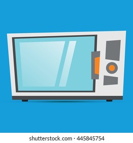 Microwave oven. Vector illustration
