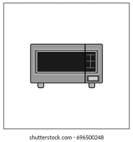 Microwave Oven Vector Illustration