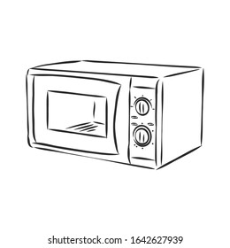 Microwave Oven Drawing Step By Step - In the case of this design the