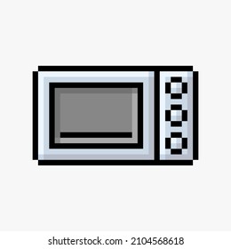 Microwave in pixel art style