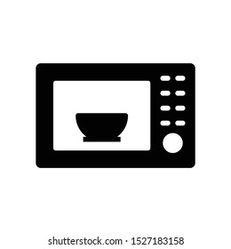 Microwave in Pot Stove vector Icon