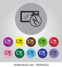 microwave repair icon