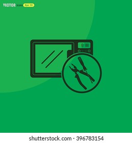 microwave repair icon