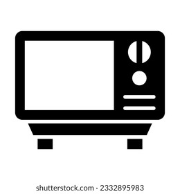 Microwave Vector Glyph Icon For Personal And Commercial Use.
