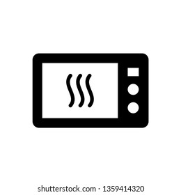 Microwave vector icon from appliances set.