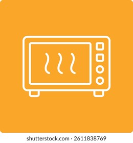 Microwave vector icon. Can be used for printing, mobile and web applications.