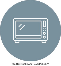 Microwave vector icon. Can be used for printing, mobile and web applications.