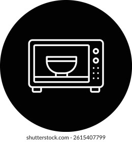 Microwave vector icon. Can be used for printing, mobile and web applications.