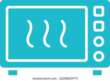 Ícone de vetor de micro-ondas. Pode ser usado para impressão, aplicativos móveis e da Web.