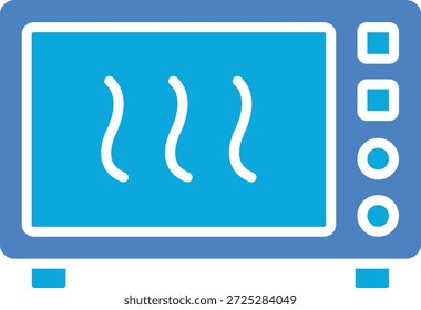 Ícone de vetor de micro-ondas. Pode ser usado para impressão, aplicativos móveis e da Web.