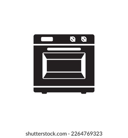 Microwave vector icon illustration flat design.