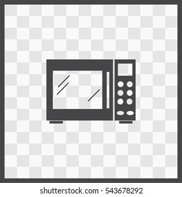 Microwave vector icon. Isolated illustration. Business picture.