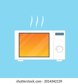 Microwave vector. microwave on white background.