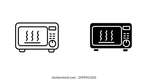 Microwaveicons for ui. vector illustration