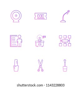 micrphone  chip  target  network  technology  icons  electronics  icon vector design  flat  collection style creative  icons  hardware