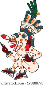 Mictlantecuhtli, Gott des Todes, Herr von Mictlan