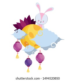 Mid autumn festival vector design