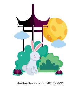 Mid autumn festival vector design
