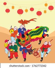 Mid Autumn Festival In Vietnam Vector