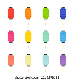 Mid Autumn Lantern Vector Set