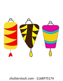 Mid Autumn lanterns Illustration