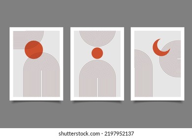 mid century aesthetic modern vintage wall art collection,wall decoration