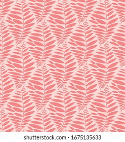 mid century geometric seamless leaves motif