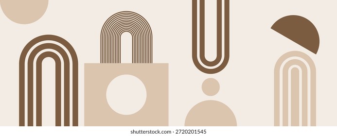 Meados século minimalista parede decoração cartaz imprimível. Coleção de decoração de arte de parede Boho