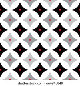 mid century modern 1950s style vintage retro atomic seamless background pattern