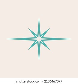 Mid Century Modern 50s Starburst Stars