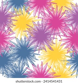  Mid Century Modern Art design for paper, cover, fabric, interior decor, and other users. Vector illustration