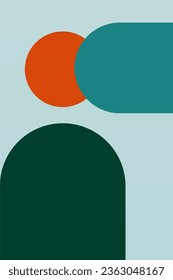 Mid Century Modern Boho Wall Art. Boho Print Wall Decor. Printable Abstract Geometric Wall Art Decoration